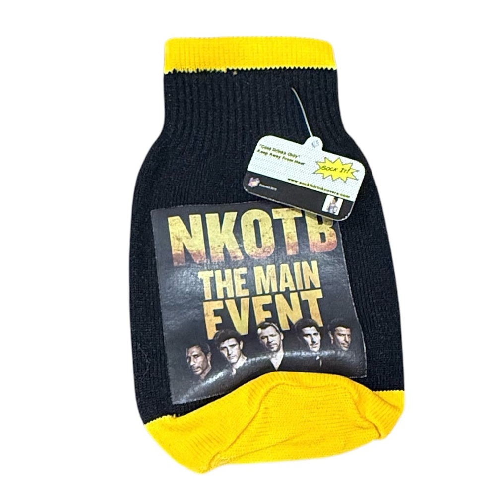 Sock It! NKOTB The Main Event Tour Drink Cover NWT